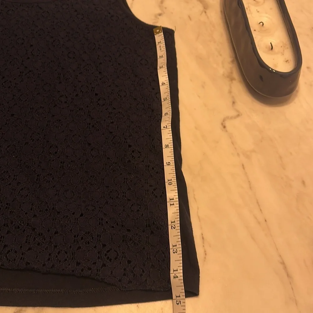 Gap Navy lace tank - Picture 6 of 7